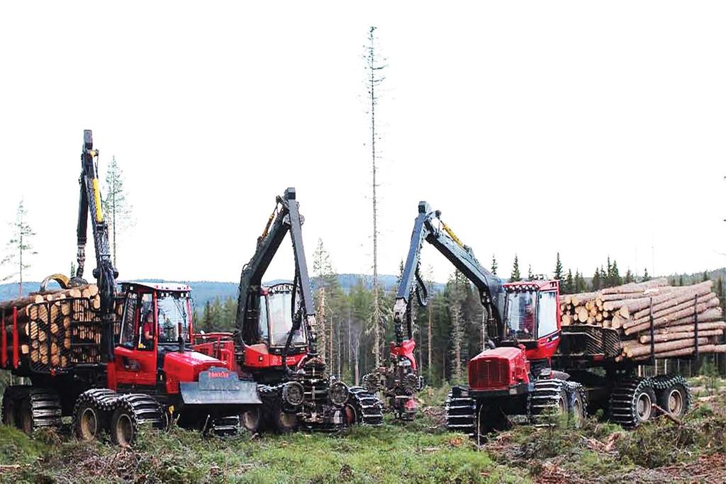 941 och 895 i grov slutavverkning Performance and costs for the Komatsu X19 harwarder