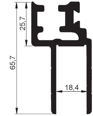 70032146 Lämprofil alu