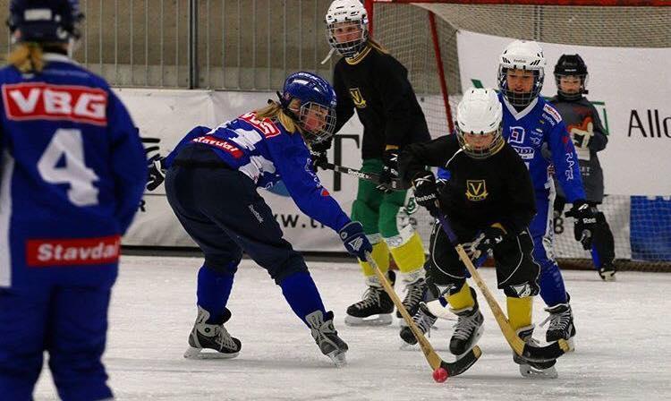 Sportlovsbandy för tjejer I slutet på säsongen så arrangerade vi sportlovsbandy för