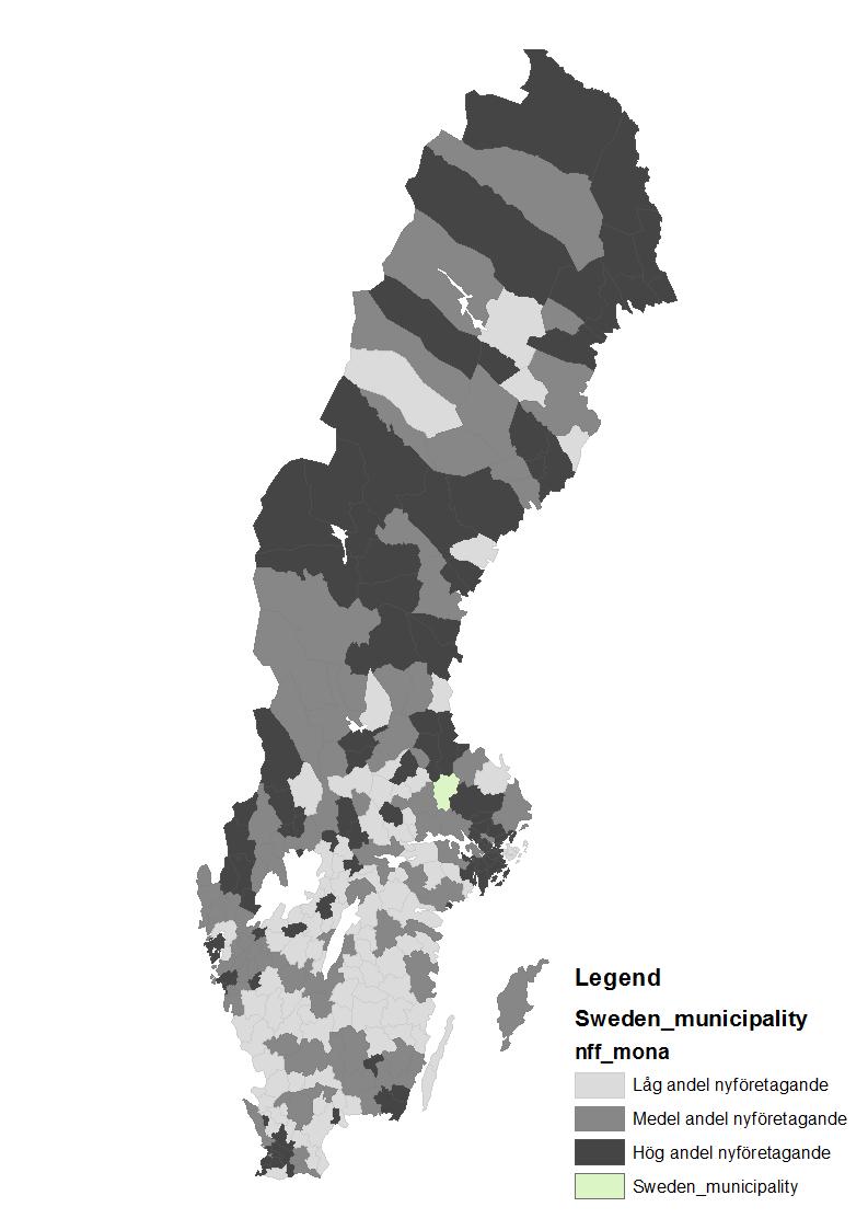 tillväxt av nya företag. Vi kan alltså konstatera att tillgång till en differentierad arbetskraft, både i den lokala ekonomin och inom företaget, är bra för företagens livskraft. 4.