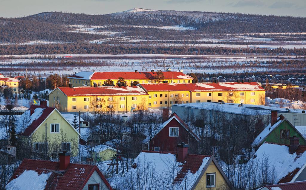 2 ETT NYTT BOSTADSOMRÅDE I KIRUNA Det gamla regementsområdet har förvandlats till ett modernt bostadsområde.