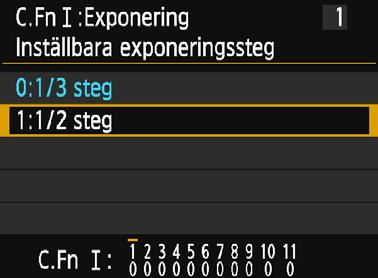 Upprepa steg 2 och 3 om du vill ställa in andra funktioner för egen programmering.