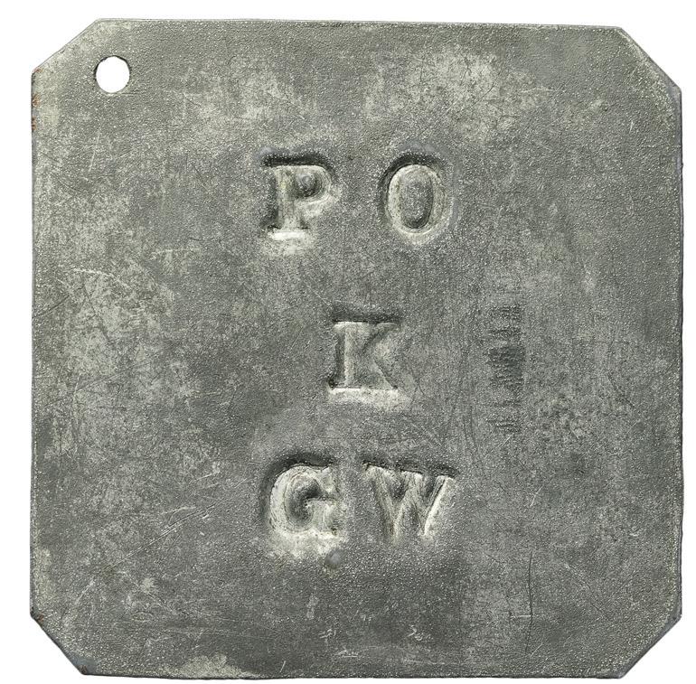 STOCKHOLM 85 Vedpollett. Järnbleck.