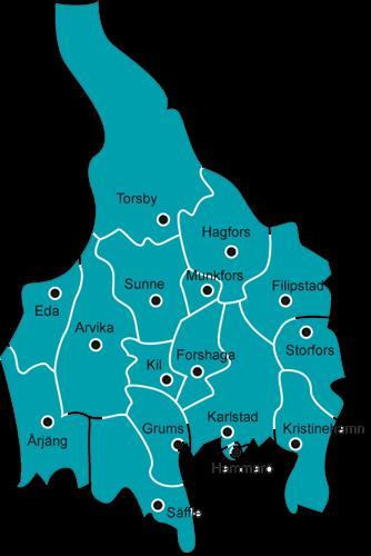 AKTIVITETER 2016 Nedan presenteras antal aktiviteter från Nordiska motståndsrörelsen i respektive kommun i Värmland under 2016.