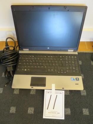 Probook 6550b bärbar dator med laddare