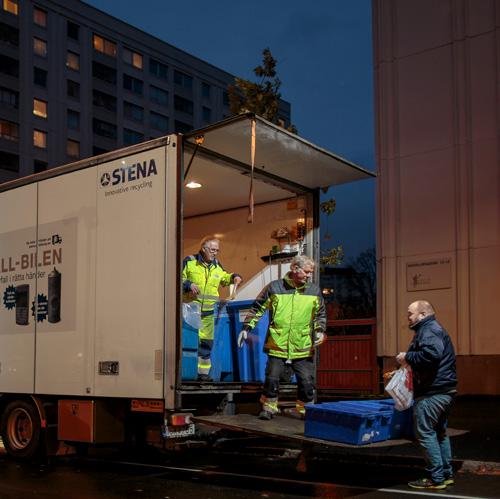 Avfallshantering för verksamheter Den här skriften behandlar i första hand avfallshanteringen i flerbostadshus, men samma grundprinciper gäller även för verksamheter där hushållsliknande avfall