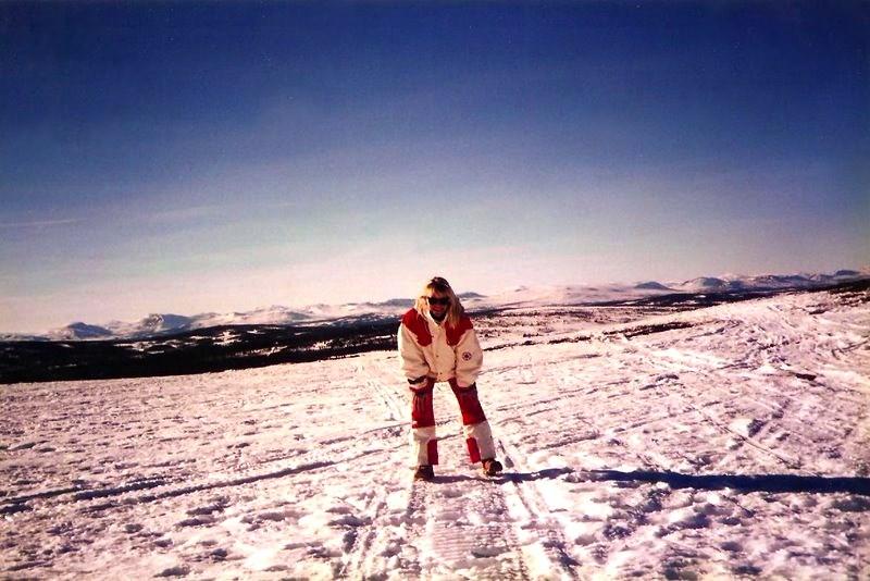 Önrun 1995 - det första mötet med fjällvärlden och första gången riktigt högt upp. Lycka.