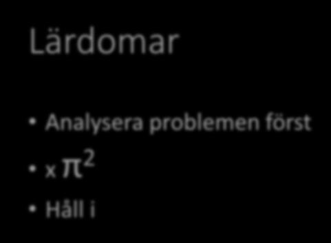 med mätdata Analysera