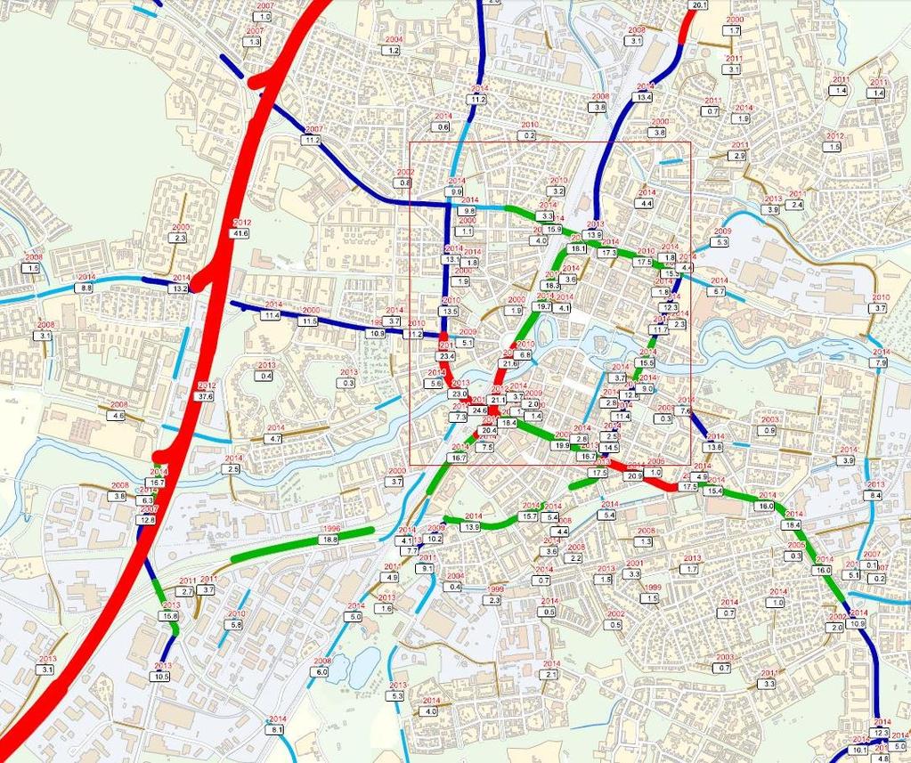 sker all ombordstigning fram och avstigning i de bakre dörrarna. Undersökningar visar att körtiden skulle minska med cirka 10 procent om av- och påstigning tilläts i alla dörrar.