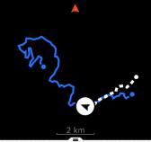 Rutter Du kan använda din Suunto Spartan Ultra för att navigera längs rutter. Planera din rutt i Suunto Movescount och överför den till din klocka nästa gång du synkroniserar.