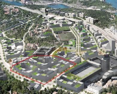 En fördelning kring vilka byggrätter som tillfaller bolaget och vilka som tillfaller Svenska bostäder kommer att ske under detaljplanerarbetet.