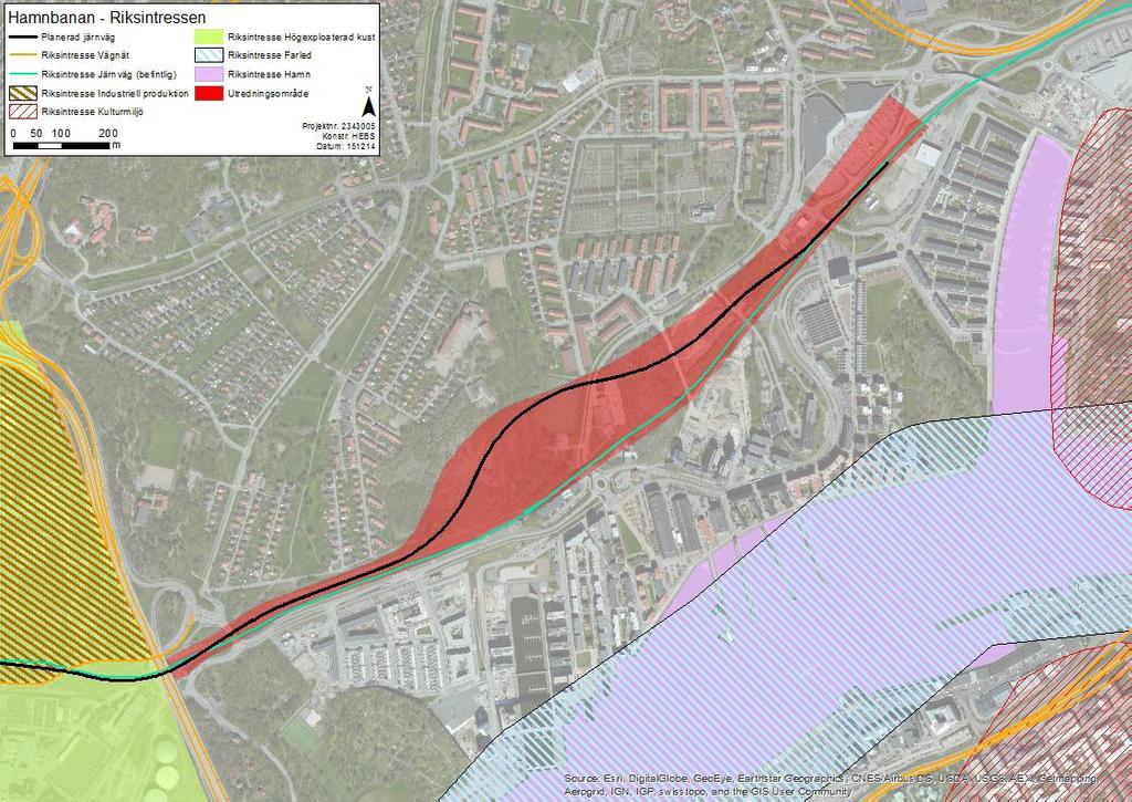 3.1.1 Översiktsplan Göteborgs Stad har en översiktsplan antagen av kommunfullmäktige 2009-02-26. I planen finns ett reservat för ny Hamnbana norr om befintlig järnväg.