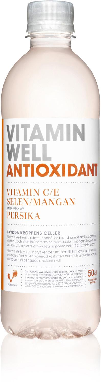 12x50 cl à 130,80/platta exkl pant Vitamin Well exkl pant Ord. pris 12,45 exkl pant FESTIS Flera smaker.