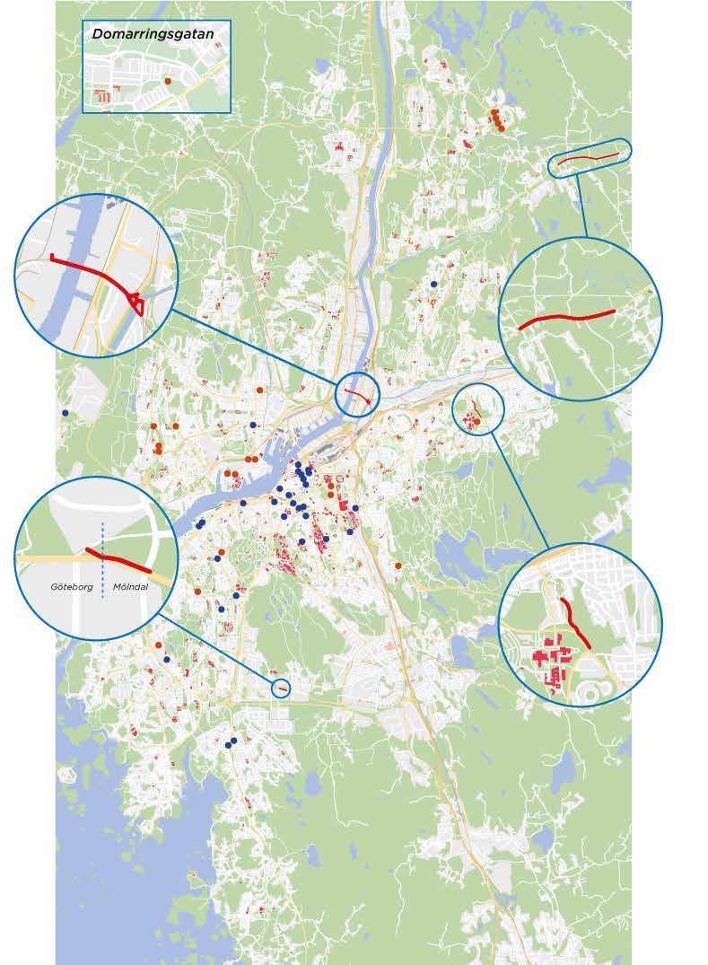 Södra Marieholmsbron och Walckesgatan Byggnation av övergripande gång- och cykelbana mellan Hisingen och Gamlestaden CYKELÅTGÄRDER 2016 Gråbovägen