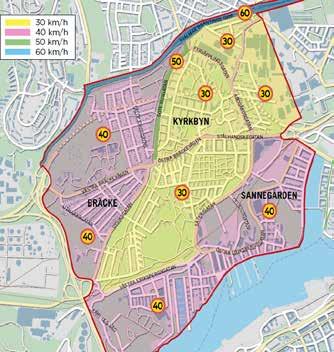 HASTIGHETSSÄNKNING I ERIKSBERG Många trafikanter i stadens bostadsområden är oroliga eftersom de tycker att bilisterna kör för fort. Eriksbergsområdet är inget undantag.