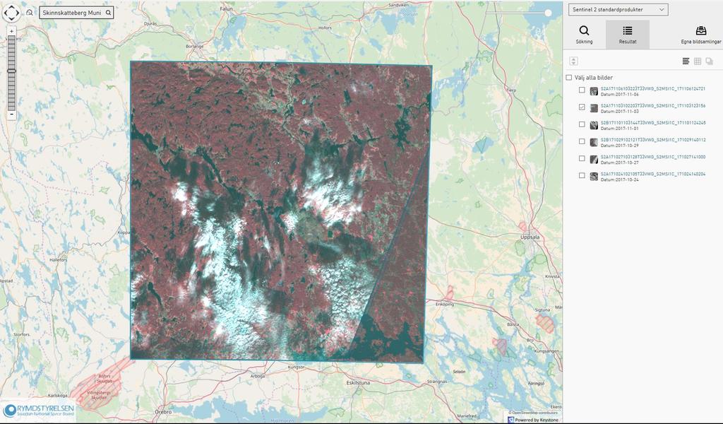 Satellitdataverktyget Swea Fri och öppen satellitdata helt gratis. Både webbgränssnitt och portal med öppet applikationsprogrammeringsgränssnitt (API).