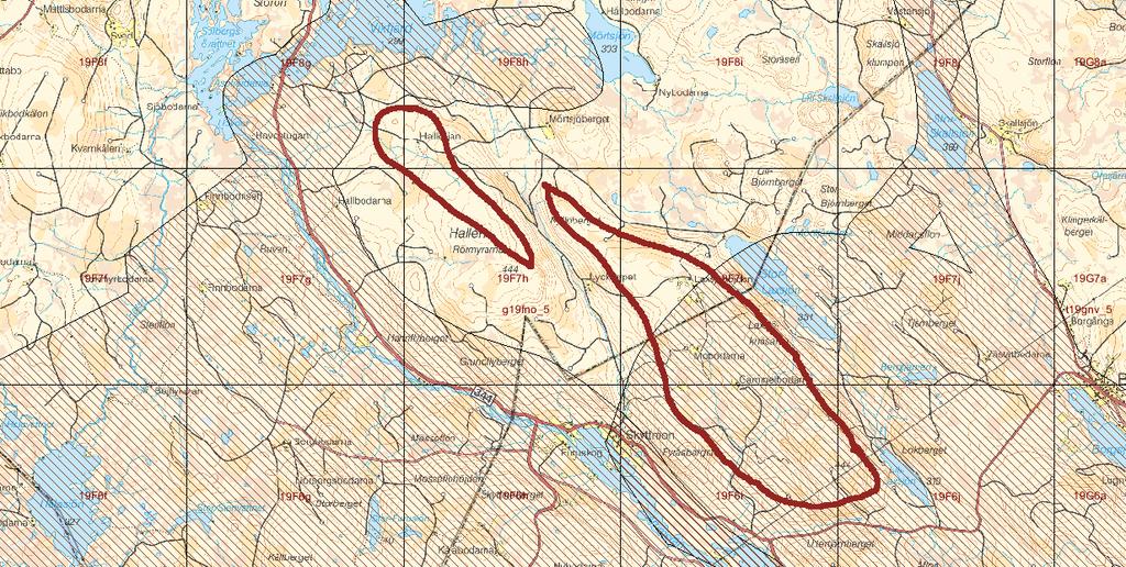 I Ragunda kommuns översiktsplan framgår det att området är ett så kallat trivselland för rennäringen och inte ett uppsamlingsområde eller en