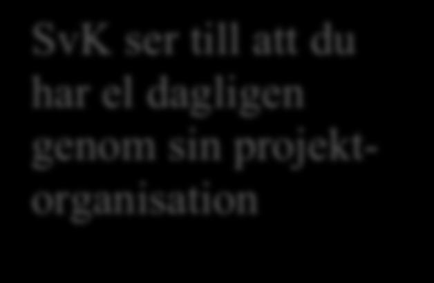 2 Empiri: Svenska Kraftnät (SvK) SvKs uppdrag från regeringen är att förvalta det svenska stamnätet för elöverföring samt inneha systemansvar för el och naturgas.