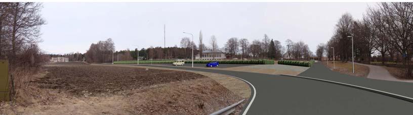 19 Ekdungen har visats som en anlagd park VP och ådalen norr om Storkyrkovägen som ett närrekreationsområde.