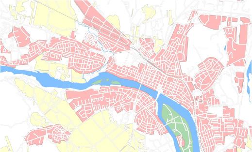 Västra Umeå UMÅKER BACKENOMRÅDET RÖBÄCK VÄSTERSLÄTT/ RÖDÄNG REGEMENTET CENTRALA STAN TEG Södra Umeå HAGA/ SANDBACKA Alt placering Södra Umeå ÖN STADSLIDEN Alt placering Norra Umeå BERGHEM