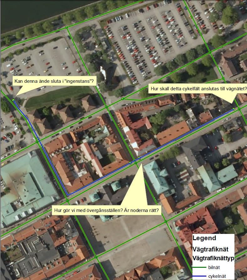 HANDLEDNING 55 (246) 8.6 Topologi för gång- och cykelvägnätet Se utbildningsmaterial Block4 Utbildning om gång-, cykel- och mopedvägnät på www.nvdb.