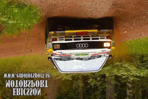 RALLY SIGTUNA SIGTUNA 30 SEPTEMBER Det var sista deltävlingen i Supercupen och dom hade 5 sträckor och det kom 100 stycken och i 4WD klassen var dom 20 stycken och här åkte Kartläsaren Christer