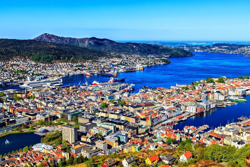 BERGEN STADEN MELLAN DE 7 FJÄLLEN Följ med till Norge och Bergen staden mellan de sju fjällen. Upplev historia i en trevlig blandning med fantastisk natur, djupa fjordar och höga fjäll.
