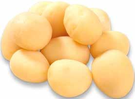 Klyftad potatis är utmärkt att använda till rätter som potatisgratäng, i grytor eller som stekt