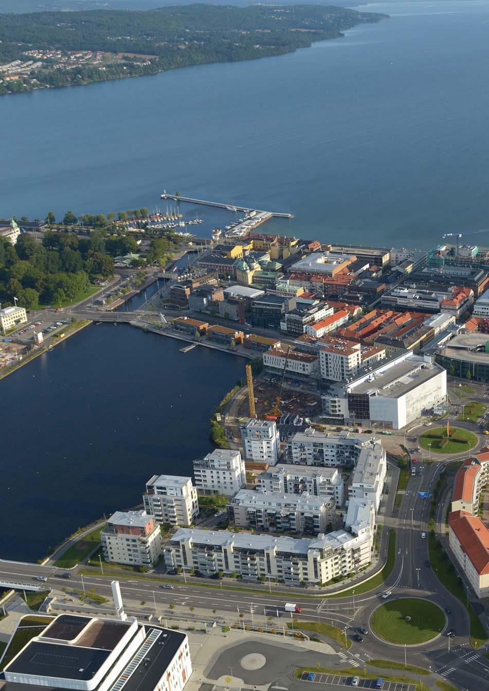 I centrala Jönköping nyproducerar Castellums dotterbolag Fastighets AB Corallen totalt 10 470 kvm kontors-, handels- och bostadsytor i projektet Atollen.