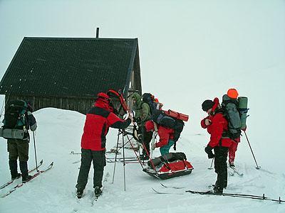 Då fick vi plötsligt väldigt starka vindar bakifrån.