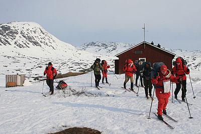 här turen, som vi kunde äta utan skydd av