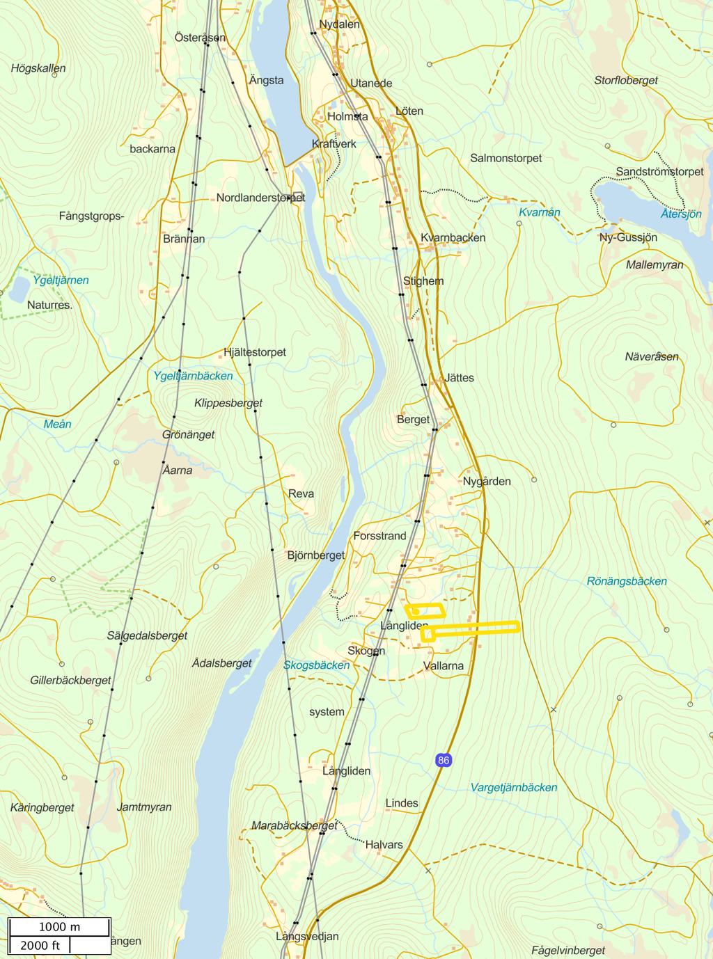 Kartutskrift 2017-07-25 10:16 Sundsvall Boda 7:24, 7:38, 7:39 Norrskog Skala: ~1:40000