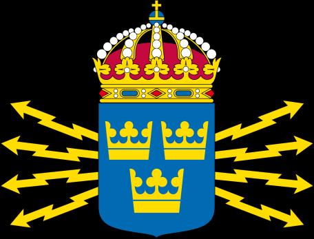 33.hvbat f.d. Norra Smålands regemente Bild 8:45 "Kvadrerad sköld.
