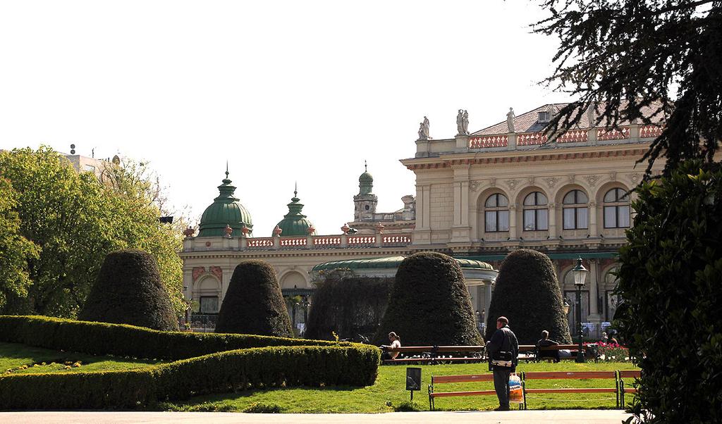 I Stadtpark byggdes på 1860-talet