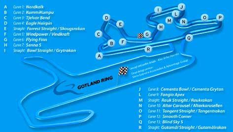 Racingträff på Gotland Ring Efter lunch i Lärbro begav vi oss till Gotland Ring, där gamle roadracingåkaren Börje Borsch Andersson från västgötska Fagersanna hade - för att fira sin