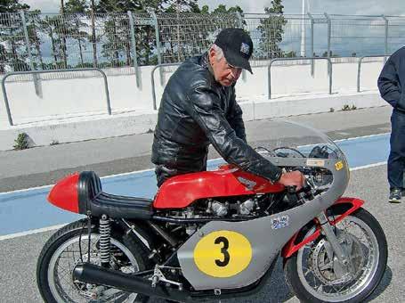 endast den övre bandelen ( Nordslingan ) är dock klar Börje Borsch varmkör sin Drixton Honda i depån eller ens har hälsa nog att åka vanlig landsvägsmotorcykel, än mindre en racer.