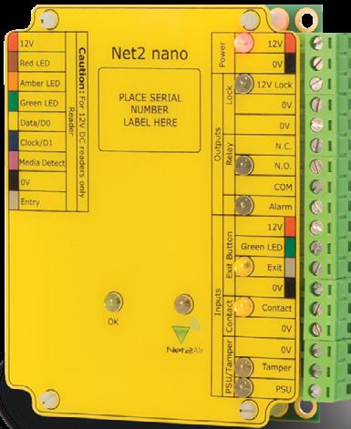 Platsexempel - K-märkt byggnad Net2 nano Denna ritning visar en K-märkt regeringsbyggnad.