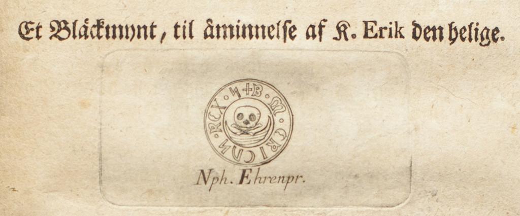 226 WEBER, J. J. Hielmstiernes medaille- og mynt- samt skilderie- og kobber-samling. Köpenhamn 1786. (8) + 640 s. Modernt, halvfranskt band med fem upphöjda bind. Skada.