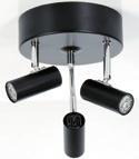 D-33 MINI S6751 Dimbar Ø 155mm, H 195mm 3x3W Lumen 3x211, FRANK 2.