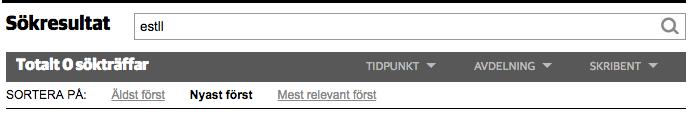 Figur 16: Bild av felsökning på SVT Nyheter (SVT, 2016h).