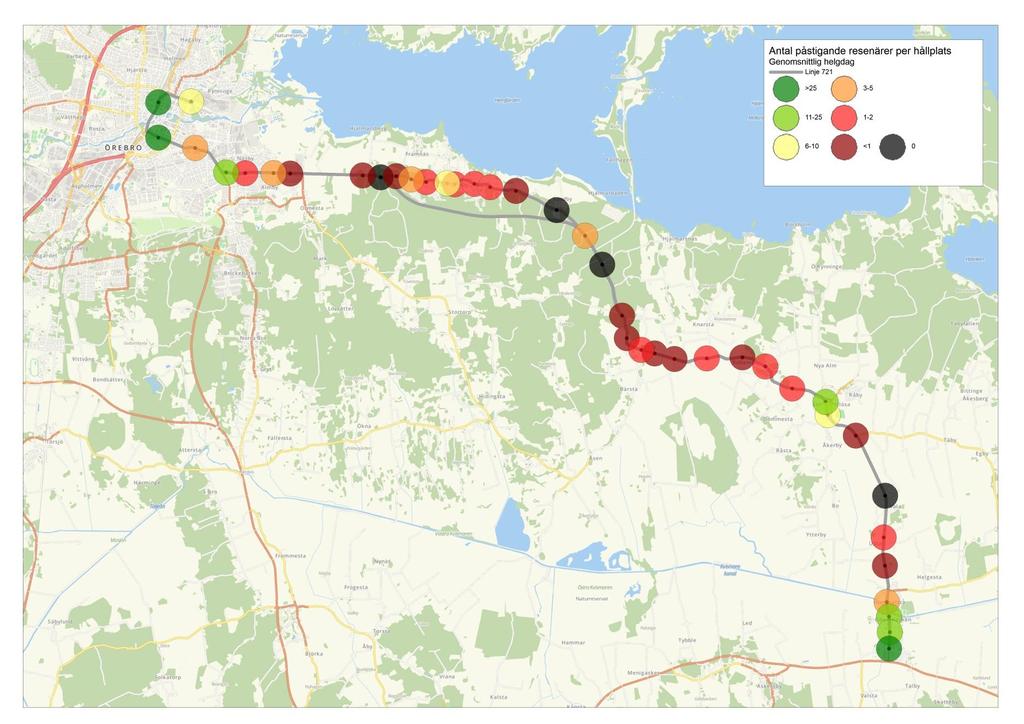 Linje 721 Region Örebro län Utvärdering av regiontrafiken