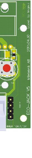 F2 Utgångssäkring Last 1 -. P2:3-4 Lastutgång 2, + / - till last.