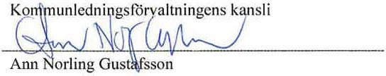 Närhälsan Karlsborg klinikchef, Folktandvården Karlsborg Utses att justera Eva-Lott Gram (KD) Justeringens plats och tid Underskrifter Sekreterare Paragrafer nr 9-1 7 Ordförande Justerande