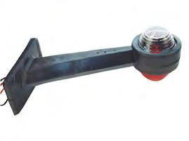Positionslampa Positionslampa på gummiarm och lamphållare med flatstiftsanslutning. Utskjutande längd 190mm. Ljusöppning 60mm. Finns även i en variant med rostfrilamphållare.