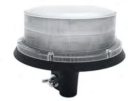 255-1020 Varningsljus LED roterande, magnetfäste Diam V Ström vid 24V Ström vid 12V Höjd Dioder lins ECE Lamptyp IP 255-1001 142 mm 12-24 V 1,25 A 2,5 A 158 mm 8 st PC R10, R65 LED X6 255-1011 142 mm