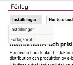 Lägga in en ny bok Via förlagets inloggning i https://admin.elib.se läggs titeln upp i Axiell Medias system. För alla funktioner och inmatningsfält finns hjälptexter.