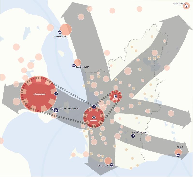 Strukturplanen & kommunikationsstråk I Strukturplanen anges även