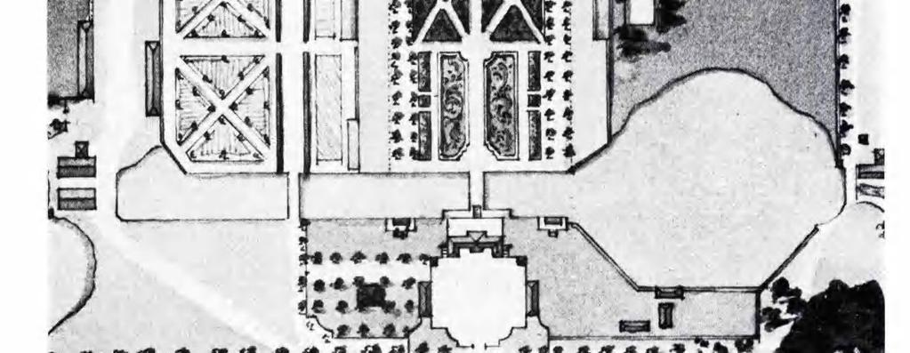 ÿ * tv Fg. 4. Plan över Leulsta bruk daterad 10 ars 1769 utförd av A. F. Barnekow och E. de Geer.