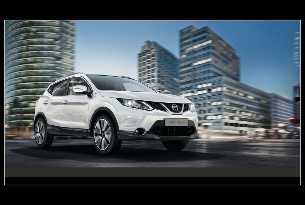 NISSAN QASHQAI THE ULTIMATE URBAN EXPERIENCE VÅR MEST SPÄNNANDE QASHQAI NÅGONSIN DEN STARTADE EN REVOLUTION och är nu tillbaka i ny skepnad med avancerad och intuitiv teknik,