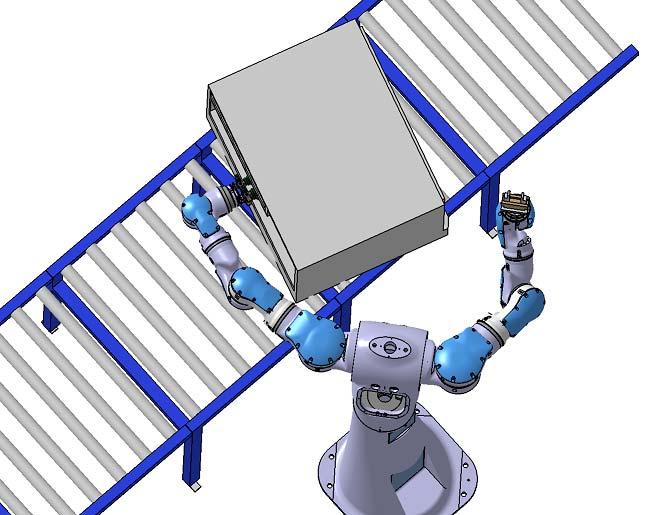 restriktion av robotens konfiguration.